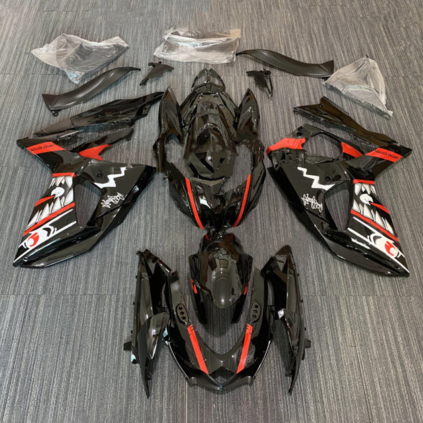 Amotopart Suzuki GSXR1000 2009-2016 K9 Kit carena Carrozzeria Plastica ABS