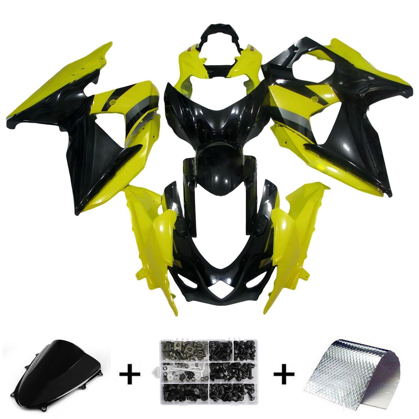 Kit carena iniezione Suzuki GSXR1000 K9 2009-2016 Carrozzeria in plastica ABS