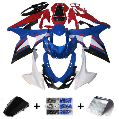 Kit carena iniezione Suzuki GSXR1000 K9 2009-2016 Carrozzeria in plastica ABS