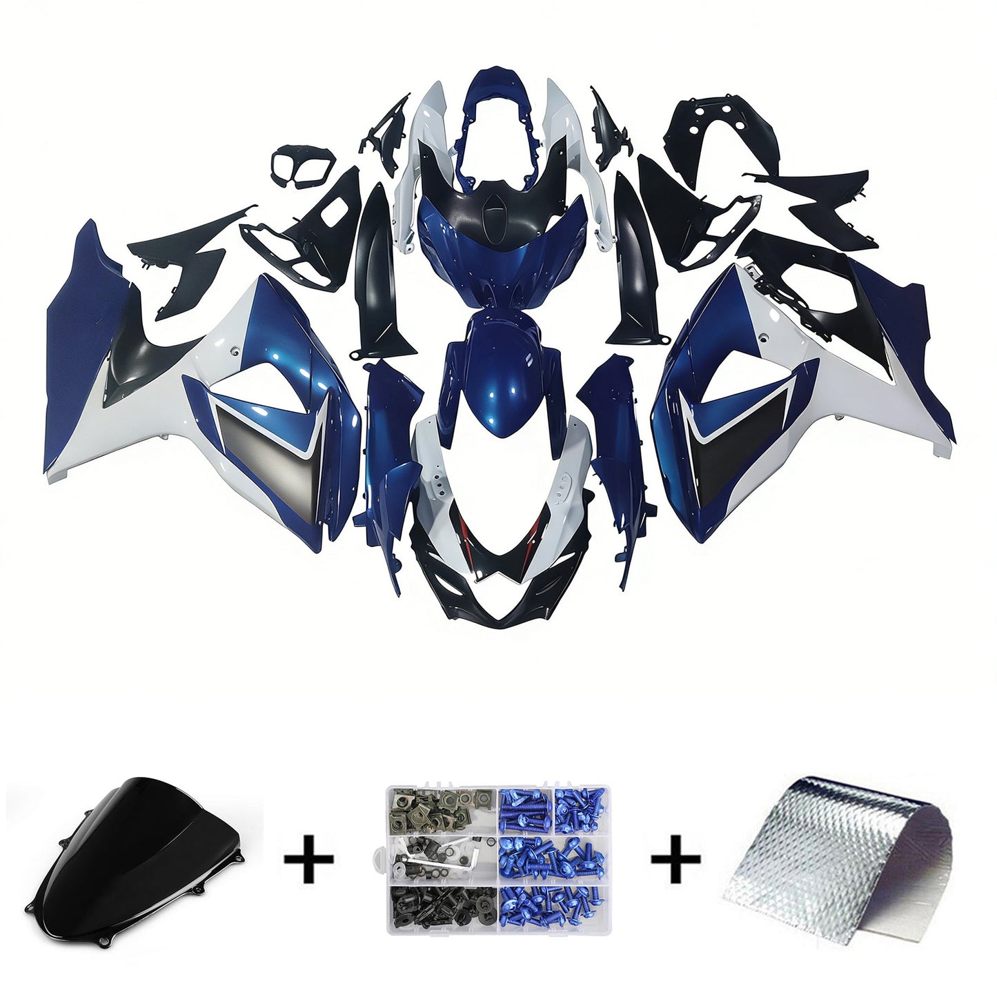Kit carena iniezione Suzuki GSXR1000 K9 2009-2016 Carrozzeria in plastica ABS