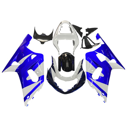 Carene 2001-2003 Suzuki GSXR 600 Blu &amp; Bianco GSXR Racing Generico
