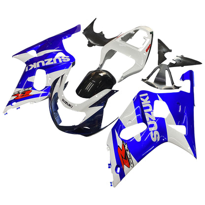 Carene 2001-2003 Suzuki GSXR 600 Blu &amp; Bianco GSXR Racing Generico