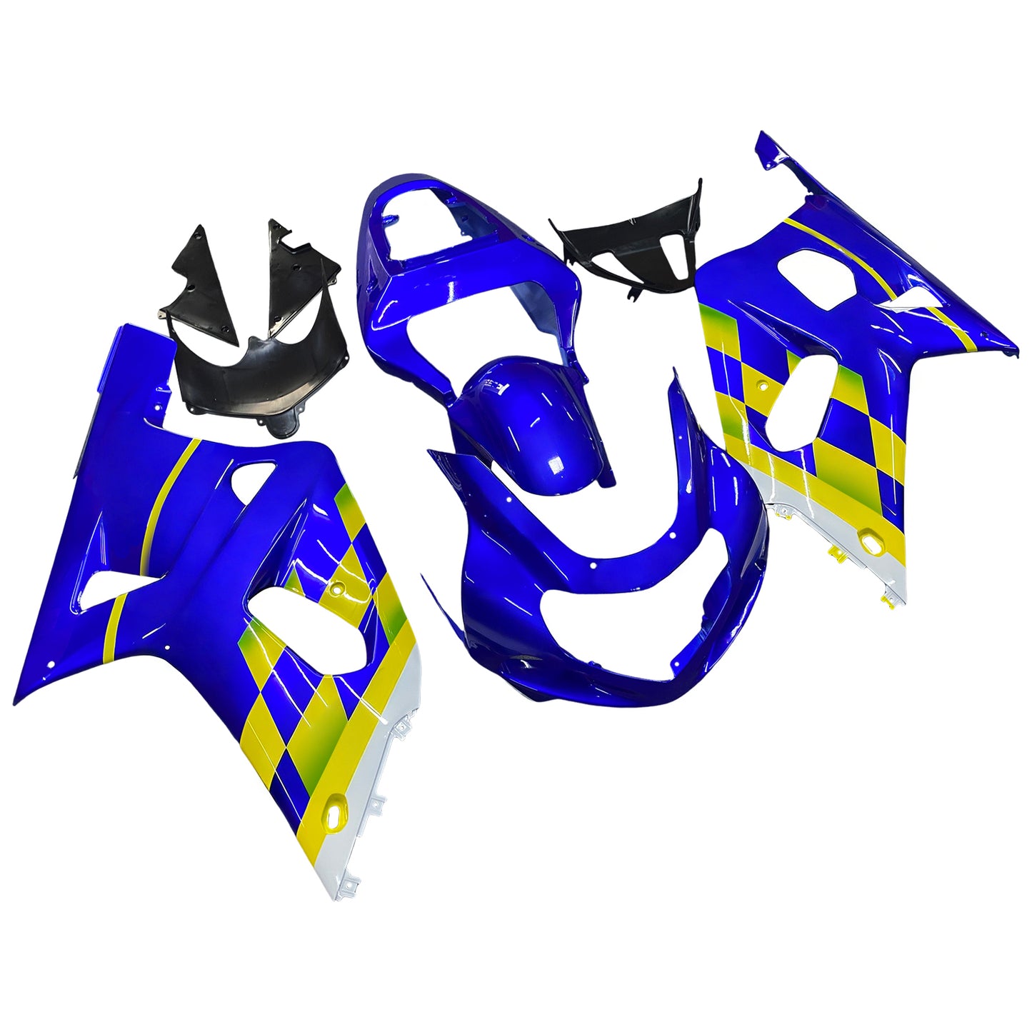 Carene 2001-2003 Suzuki GSXR 600 Blu Movistar Suzuki Racing Generico