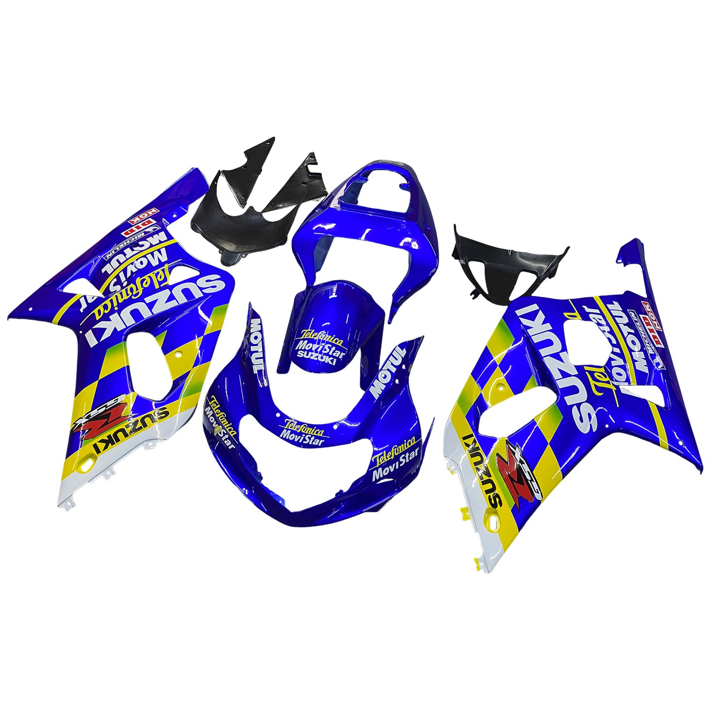 Carene 2001-2003 Suzuki GSXR 600 Blu Movistar Suzuki Racing Generico