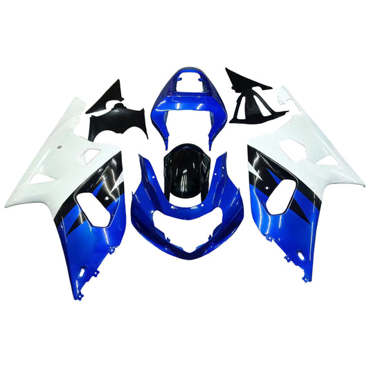 Amotopart Cladding Suzuki GSXR 600 2001-2003 Kit di rivestimento blu del motore innescato