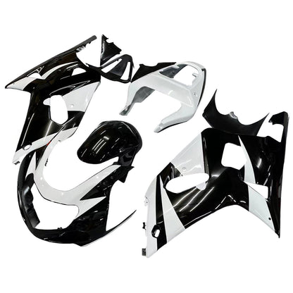 Carene 2001-2003 Suzuki GSXR 600 Nero &amp; Bianco GSXR Generico