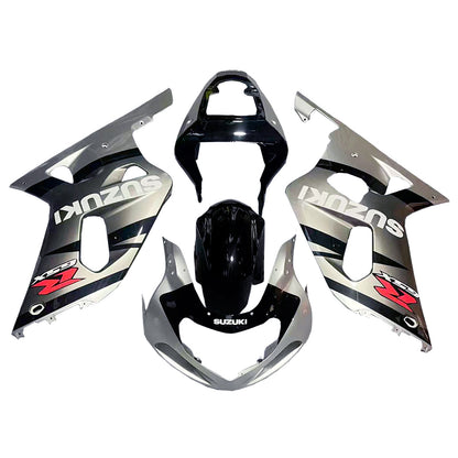 Carene 2001-2003 Suzuki GSXR 600 Silver 2-Tone GSXR Racing Generico