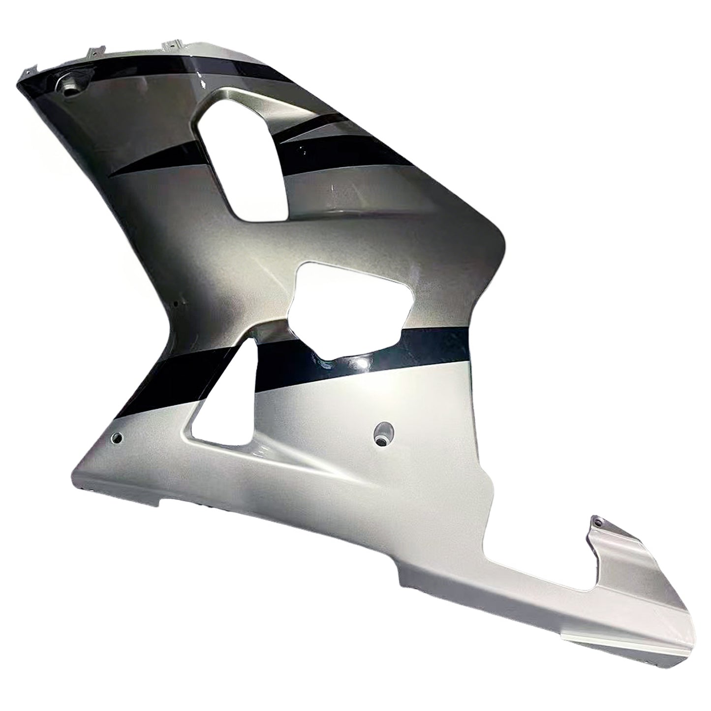 Amotopart Cladding Suzuki GSXR600 2001-2003 Cladding Kit di bloccaggio in argento GSXR Racing a 2 tono