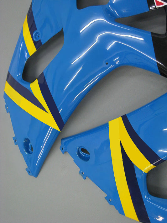 Amotopart Cladding Suzuki 600 2001-2003 rivestimento Rizla GSXR Racing Blue Black Desolate Kit