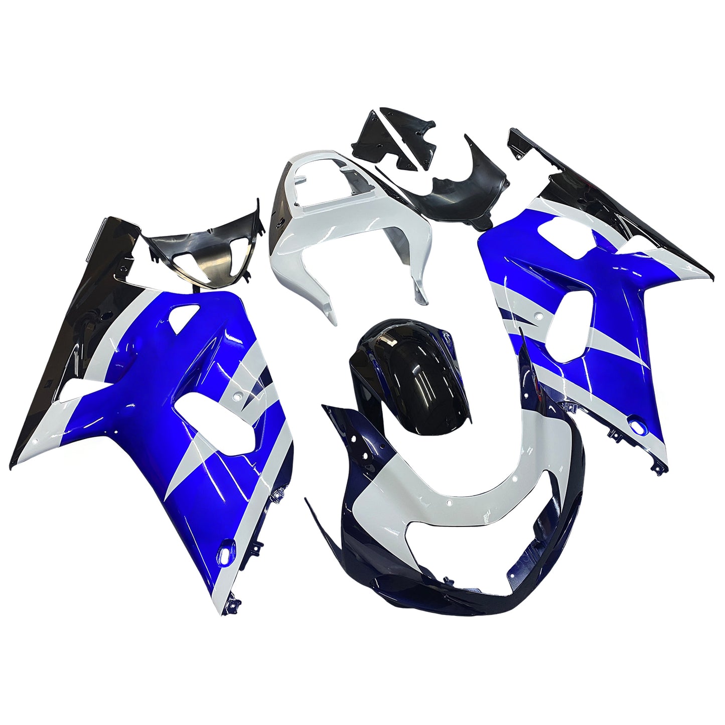 Carene 2001-2003 Suzuki GSXR 600 Blu Bianco Nero GSXR Generico