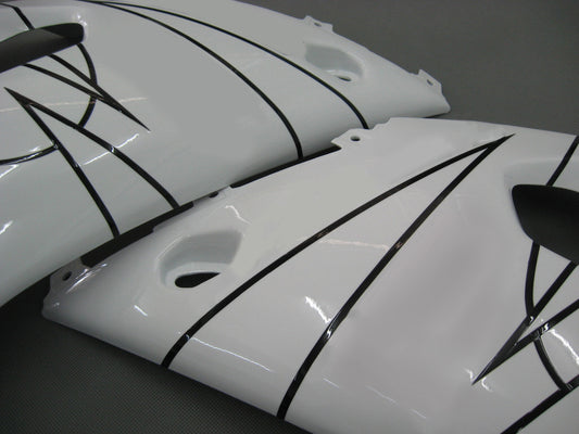 Amotopart Cladding Suzuki 600 2001-2003 Cladding White? Kit di corse Black Alstar Corona GSXR