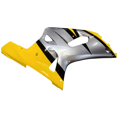 Amotopart Casting Suzuki 600 2001-2003 Cleaning Yellow & Silver GSXR Racing Kiting Kit