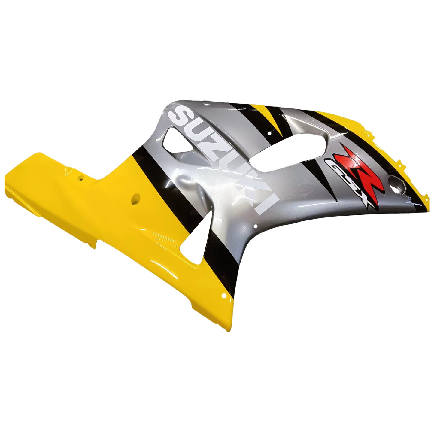 Carene 2001-2003 Suzuki GSXR 600 Giallo &amp; Argento GSXR Racing Generico