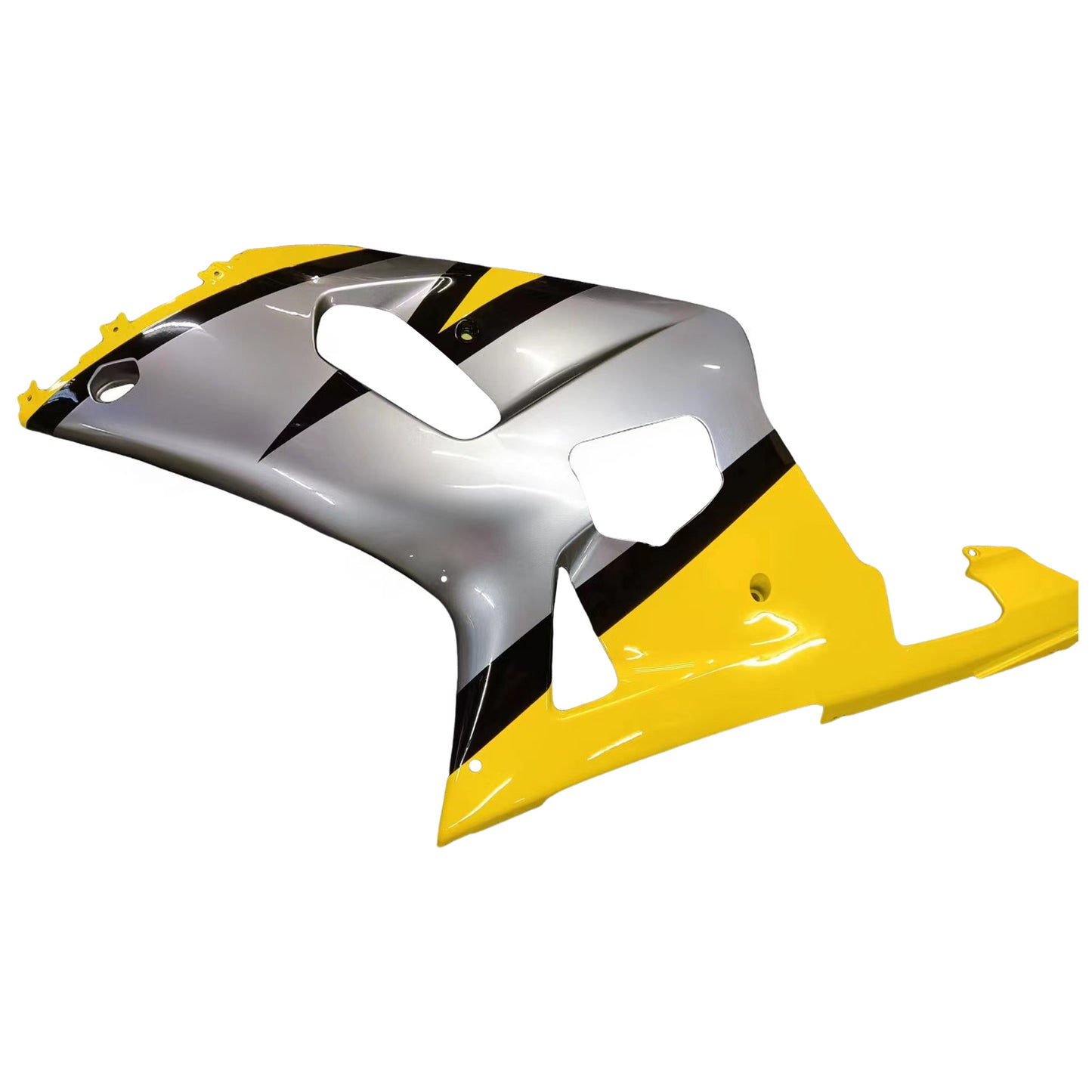 Amotopart Casting Suzuki 600 2001-2003 Cleaning Yellow & Silver GSXR Racing Kiting Kit