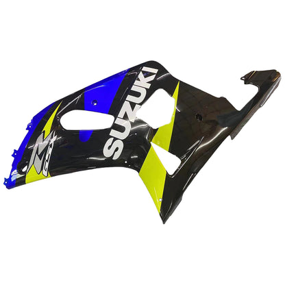 Amotopart favoriti Suzuki 600 2001-2003 maschera il kit Kite Kiting blu e nero GSXR Racing