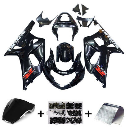 Carene 2001-2003 Suzuki GSXR 600 Nero GSXR Racing Generico