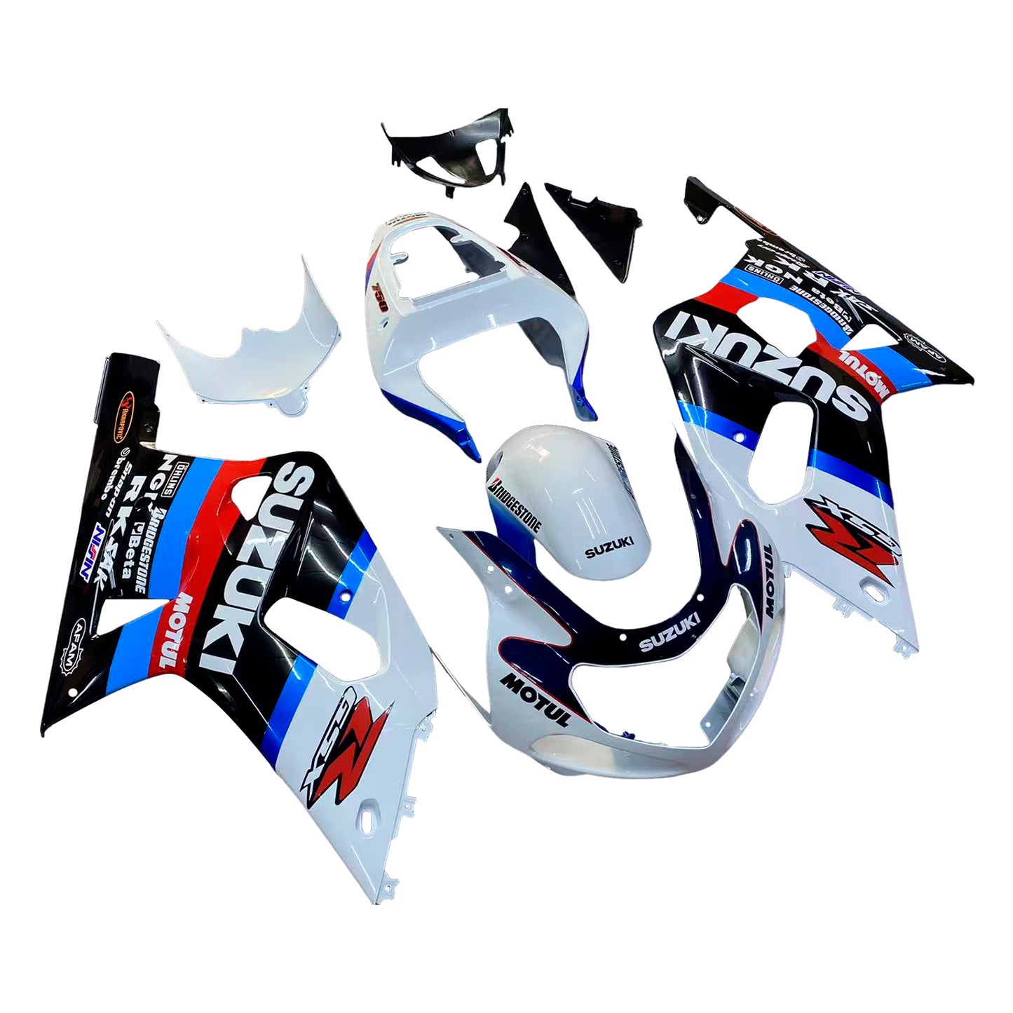 Carene 2001-2003 Suzuki GSXR 600 Multicolore Suzuki GSXR Racing Generico