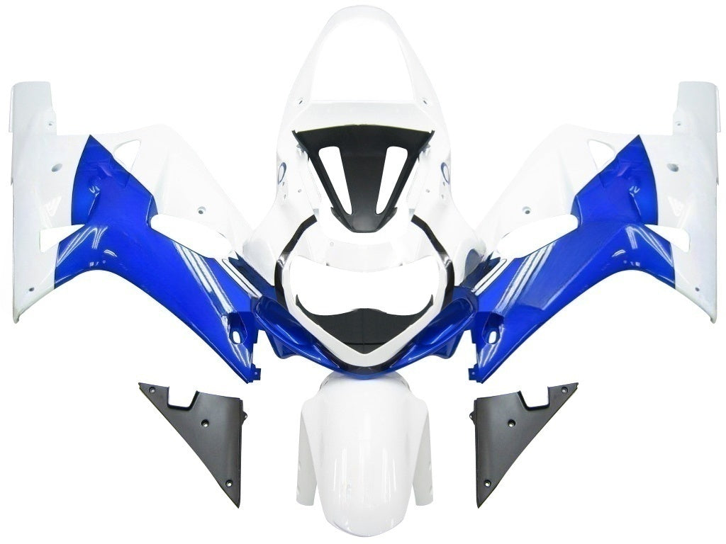Carene 2001-2003 Suzuki GSXR 600 Bianco Blu Jordan GSXR Racing Generico