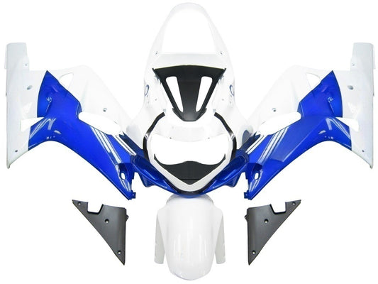 Carene 2001-2003 Suzuki GSXR 600 Bianco Blu Jordan GSXR Racing Generico