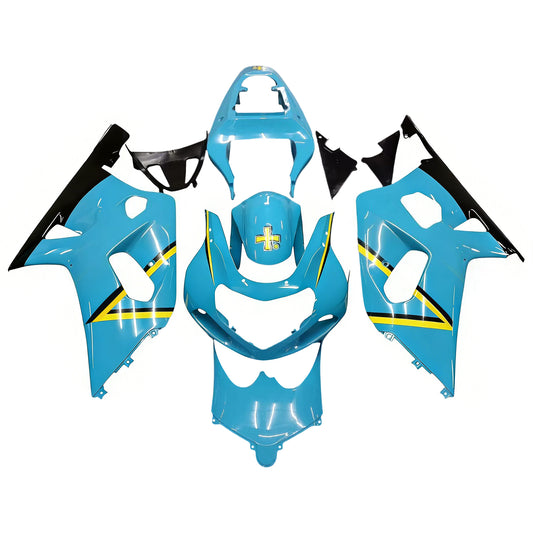 Amotopart 2001-2003 Suzuki GSXR600 Cladding Blue Multi Kit