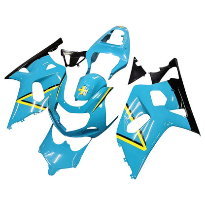 Amotopart 2001-2003 Suzuki GSXR600 Cladding Blue Multi Kit