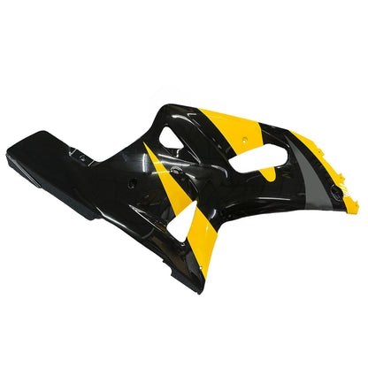 Carene 2001-2003 Suzuki GSXR 600 Nero & Giallo GSXR Racing Generico