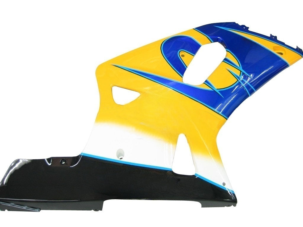 Amotopart Cladding Suzuki 600 2001-2003 Cladding Corona GSXR Racing Blue & Yellow Careing Kit