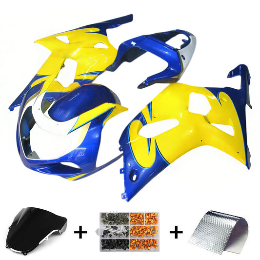 Amotopart Suzuki GSXR600 GSXR750 2001-2003 K1 Kit carena Carrozzeria Plastica ABS