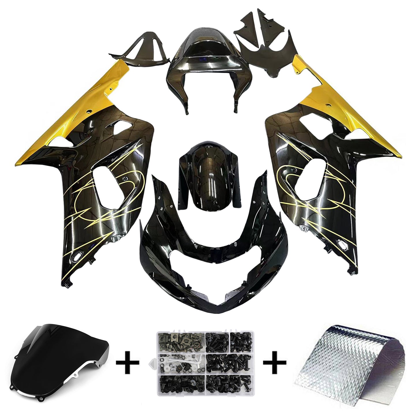 Kit carenatura Suzuki GSXR600 2001-2003 Carrozzeria Plastica ABS