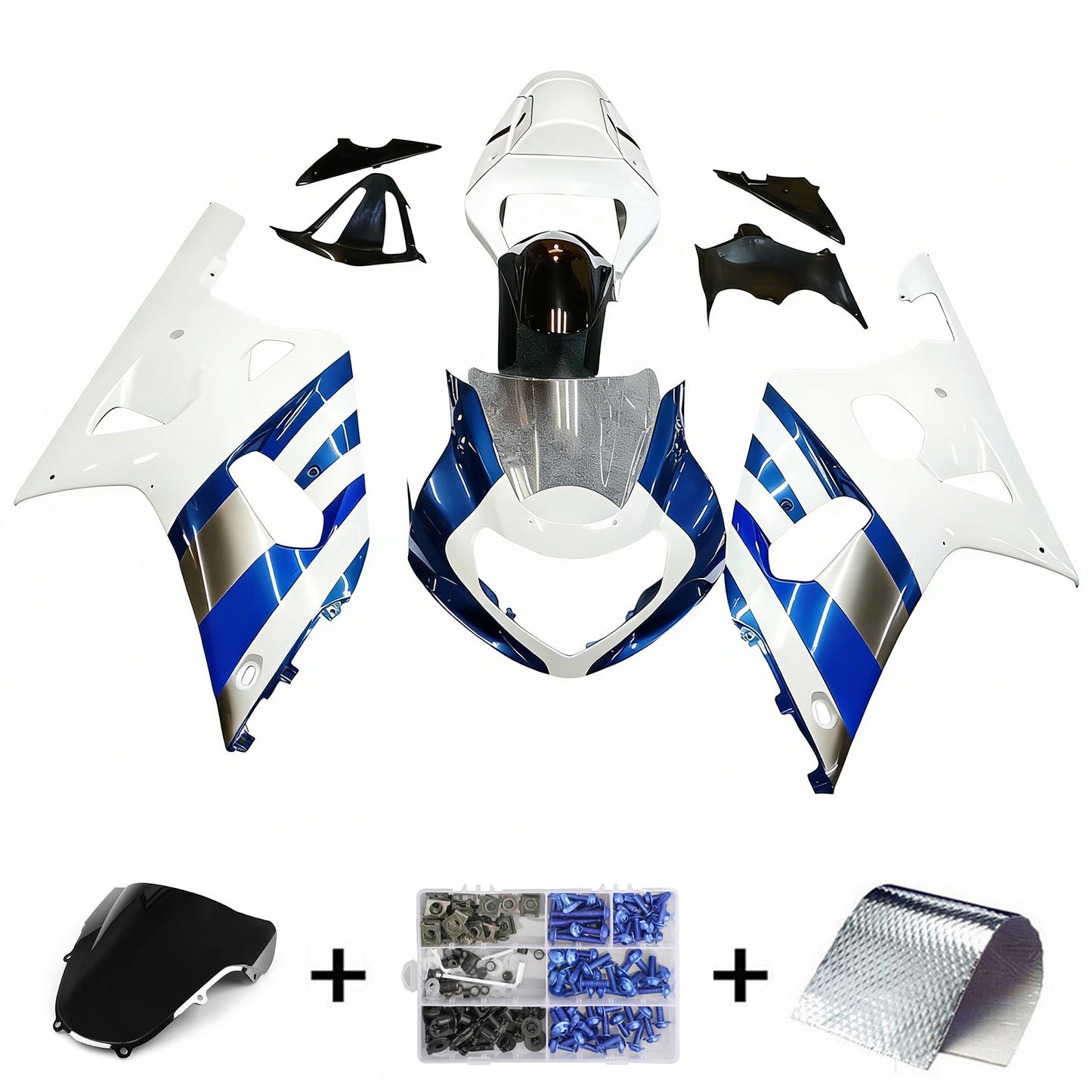 2001-2003 Suzuki GSXR600 2000-2003 GSXR750 K1 Kit carenatura iniezione Carrozzeria