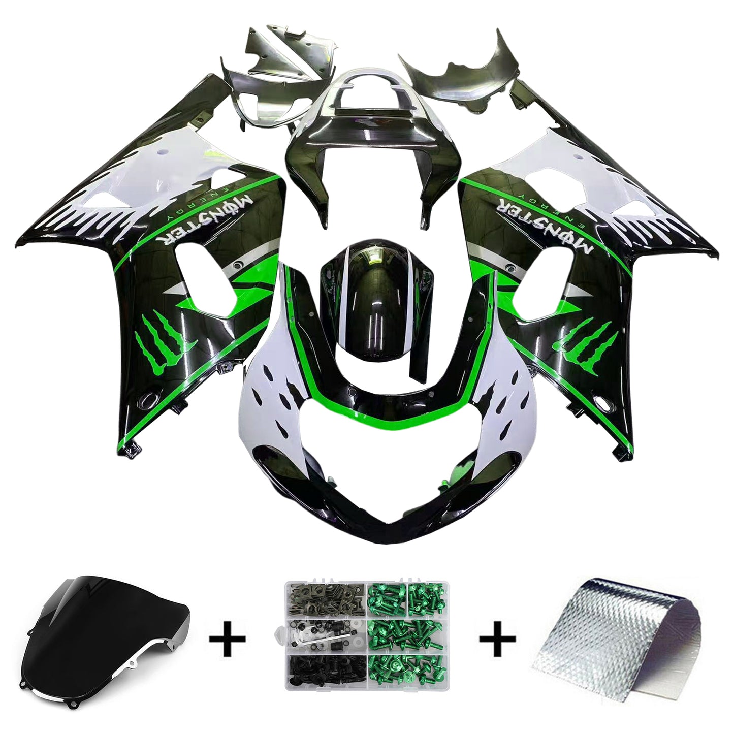2001-2003 Suzuki GSXR600 GSXR750 2000-2003 K1 Kit carenatura iniezione Carrozzeria