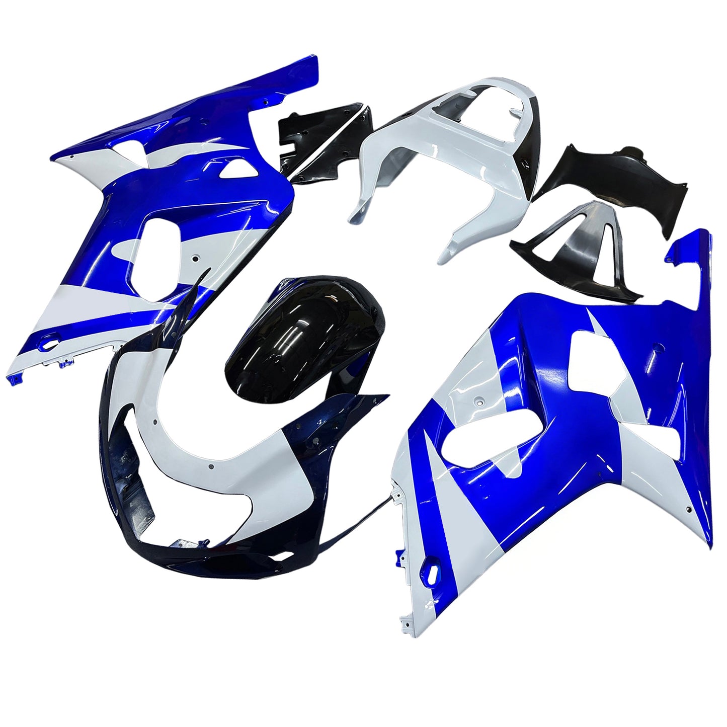Amotopart 2001-2003 Suzuki GSXR750 Clearing Blue & White Multi Kit