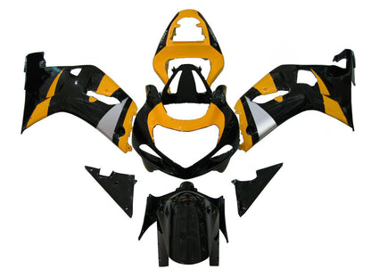 Per GSXR750 2000-2003 Carrozzeria Carena Giallo ABS Stampato Ad Iniezione Plastica Set Generico