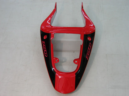 Per GSXR750 2000-2003 Carrozzeria Carena ABS rosso Stampato ad iniezione Plastica Set Generico
