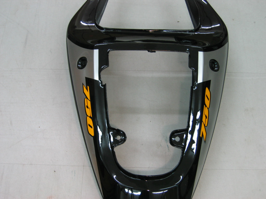 Per GSXR750 2000-2003 Carenatura per carrozzeria Set di plastica stampata ad iniezione in ABS nero Generico