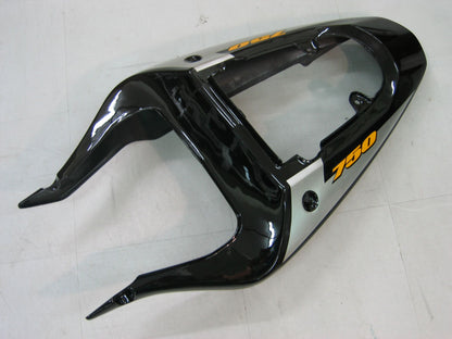 Per GSXR750 2000-2003 Carenatura per carrozzeria Set di plastica stampata ad iniezione in ABS nero Generico