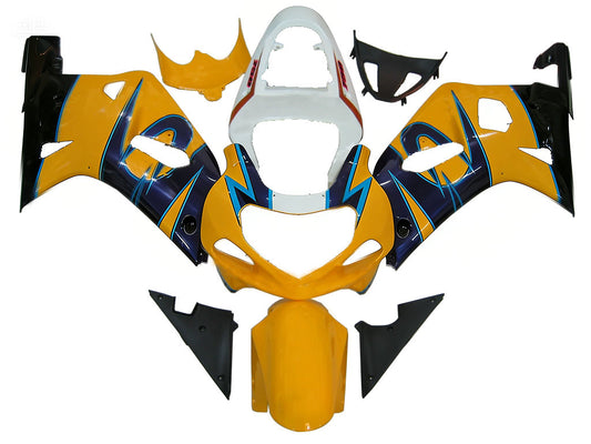 Amotopart 2001-2003 Suzuki GSXR750 Kit multi giallo
