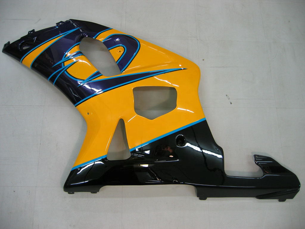 Per GSXR750 2000-2003 Carrozzeria Carena Giallo ABS Stampato Ad Iniezione Plastica Set Generico