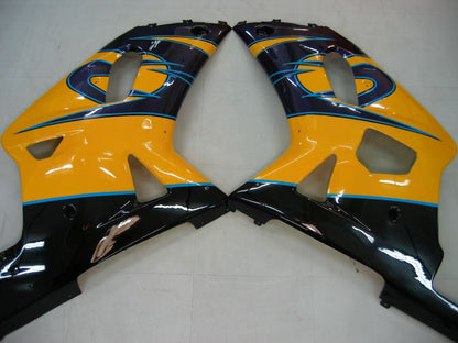 Per GSXR750 2000-2003 Carrozzeria Carena Giallo ABS Stampato Ad Iniezione Plastica Set Generico