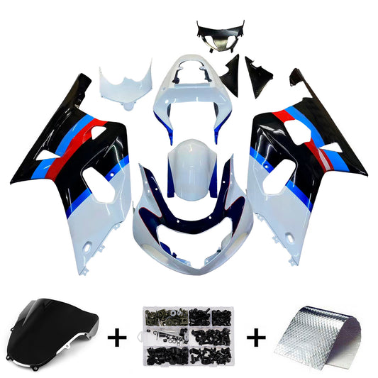 Amotopart 2001-2003 Suzuki GSXR750 Kit multi bianco