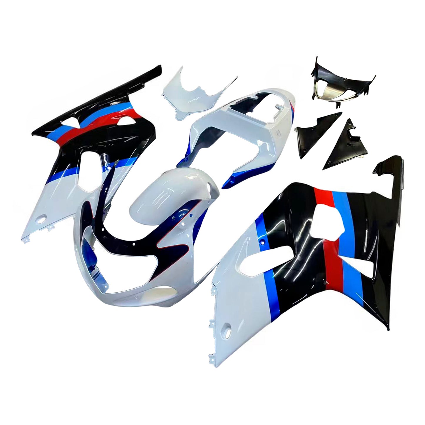 Amotopart 2001-2003 Suzuki GSXR750 Kit multi bianco