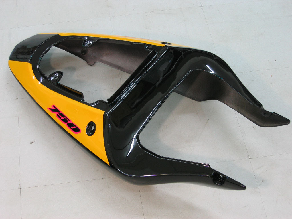 Per GSXR750 2000-2003 Carrozzeria Carena Giallo ABS Stampato Ad Iniezione Plastica Set Generico
