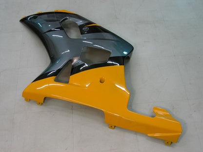 Amotopart 2001-2003 Suzuki GSXR750 Casting Yellow & Grey Kit