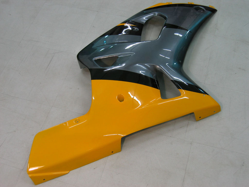 Amotopart 2001-2003 Suzuki GSXR750 Casting Yellow & Grey Kit
