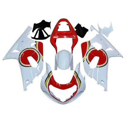 Carene 2001-2003 Suzuki GSXR 750 Bianco Rosso Lucky Strike Generico