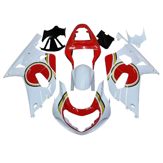 Amotopart 2001-2003 Suzuki GSXR750 Clearing White & Red Kit