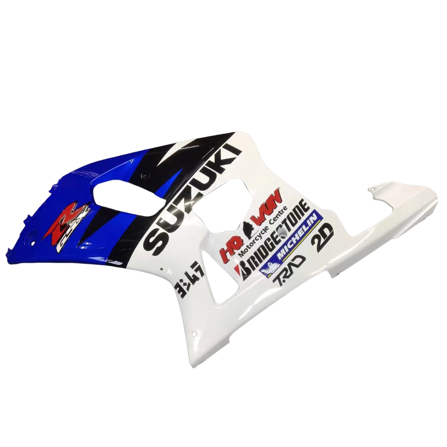 Per GSXR750 2000-2003 Carrozzeria Carenatura ABS blu Set di plastica stampata ad iniezione Generico
