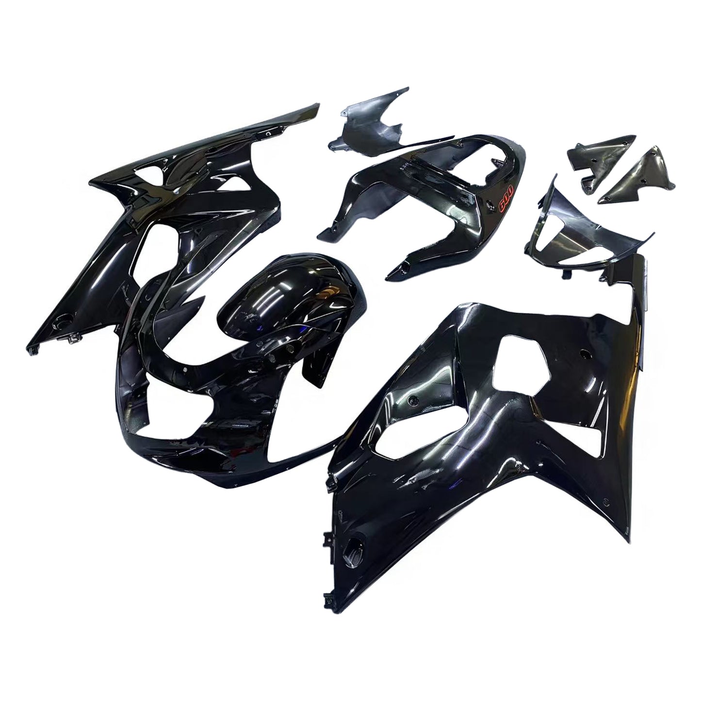 Carene 2001-2003 Suzuki GSXR 750 Nero GSXR Racing Generico
