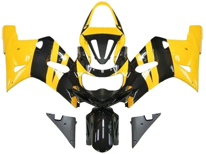 Carene 2001-2003 Suzuki GSXR 750 Giallo & Nero GSXR Generico