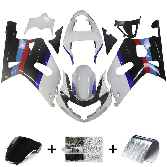 Carene 2001-2003 Suzuki GSXR 750 Multi-Color GSXR Racing Generico